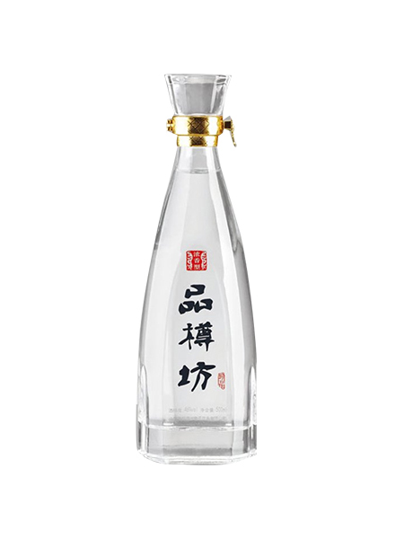 晶白酒瓶-017  